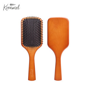 KRRAMEL | Elegant Wooden Massage Cushion Brush Gift Box