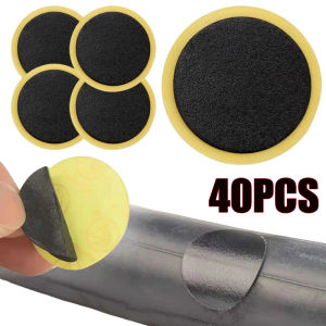 40Pcs Bike Tire Repair Tool Tyre Protection No-glue Adhesive Quick Drying Fast Tyre Tube Glueless Patch Mountain Road Bike Fix