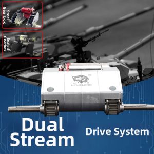 RC Tank 1:16 Dual-Flow Metal Gearbox 390 Motor Upgrade
