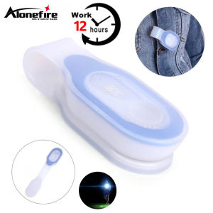 Alonefire คลิปไฟฉุกเฉินขนาดเล็ก PL200ปลอดภัยซิลิโคนนิ่มสำหรับวิ่งกลางแจ้งโคมไฟของเด็กเดินเขาสุนัขตั้งแคมป์แพทย์พยาบาลทำงาน