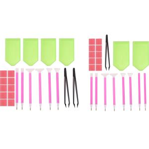 Wall Decoration Bead Storage Trays 5D DIY Plastic Organizer 18x8x2cm for Arts and Crafts Projects