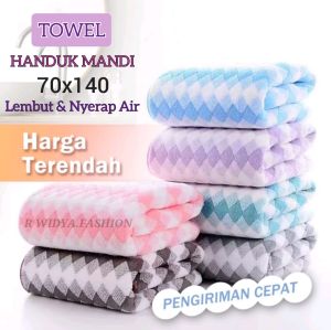 Handuk Mandi Dewasa Jumbo Tebal Lembut - TOWEL 140x70 - Menyerap Air - Bahan MicroFiber - Tidak Luntur - Bisa Untuk Baby