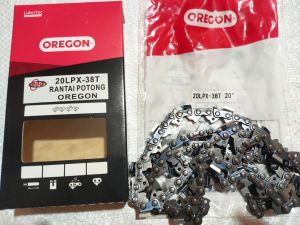 Rantai Oregon Bar 20" 20LPX 38T Mesin Senso New West 588X 598 MS-250