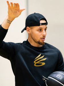 Curry Logo round Neck Fleece Lined Basketball Mens Base Shirt Large Size Sweatshirt Casual Loose Fit Antimicrobial Print