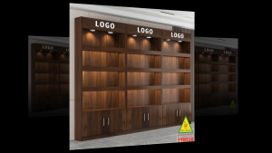 TỦ TRƯNG BÀY SẢN PHẨM GỖ MDF CAO CẤP MẪU TTB516 - NỘI THẤT LẮP RÁP VIENDONGADV