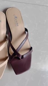 SQUARE TOE FLAT SLIPPERS FOR ELEGANT WOMEN-MJ99-MAXINE FOOTWEAR