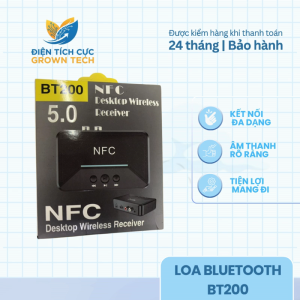 Loa bluetooth BT200 không dây âm thanh mạnh mẽ kết nối đa dạng pin lâu thiết kế di động