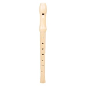 IRIN | 8 Holes Wood Color Recorder Woodwind Instrument for Children Music Lovers Performer Flute Music Enlightenment