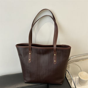 Fashionable Versatile Large Capacity Tote Bag Underarm Single Shoulder Handbag Stylish Simplistic Bag for Autumn 2024