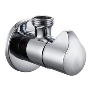 AZOS | Brass Reinforced Cold Hot Gun Grey Water Stop Triangle Valve