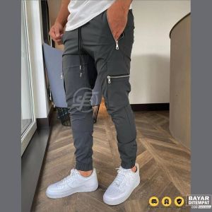 CELANA CARGO JOGGER CELANA JOGGER PRIAPromo Celana Joger Pria Jogger Cargo Zipper | Jogger Cargo Panjang | Jogger pants