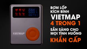 KÍCH BÌNH BƠM LỐP VIETMAP DK-MF139 tặng vá lốp 5 TRONG 1 CHÍNH HÃNG - SMEV phân phối