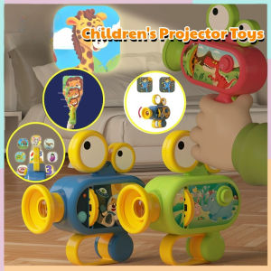 Kids Projector Toys Plastic Handheld Flashlight Puzzle Cartoon Pattern Luminous Toys for Boys Girls