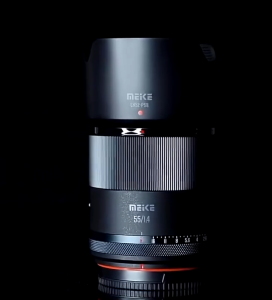 Meike 55mm F1.4 APS-C STM เลนส์ Auto Focus Golden Portrait Lens for Sony E-Mount I FujiFilm X-Mount