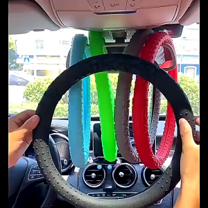 COD Universal Silicone Car Steering Wheel Cover Non-slip And Durable Car Handle Cover