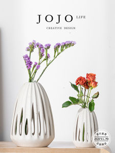 Creative Ceramic Flower Vase JOJOS L PD.Bottle Home Decoration Artistic Craftwork Cross-Border Desktop Ornamental Flower Pot