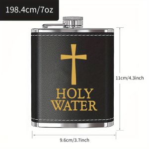 6/7oz Whisky Hip Flask Stainless Steel Portable Pocket Whiskey Bottle for Alcohol Whiskey Liquor Man Gift Fathers Day Gift