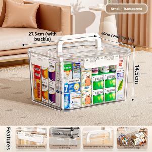 XINGYOU | Transparent Large Capacity Storage Box Thickened Acrylic