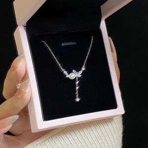 YICAN | Zircon Butterfly Pearl Fringe New Fashion Necklace