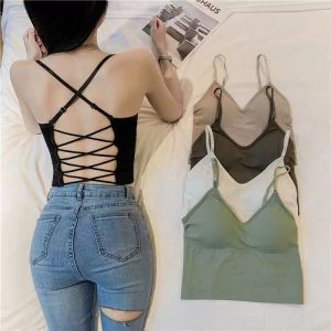 8824# Sport Bra | Tanktop Wanita Import Model Korea Bahan Rajut One Size Fit to XL