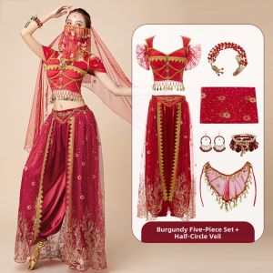 WUYIMEI | Aladdin Princess Indian Dancer Chinese Style Performance Costume Parent-Child Set for Women