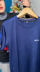 Áo thun nam mát lạnh ngắn tay FISH FASHION cổ tròn đẹp thể thao cao cấp dập vân VNO24