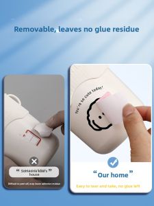 Colorful Self-Adhesive Label Stickers Waterproof Handwritten Notes Small Size Refrigerator Food Cosmetic Storage Classification Marking