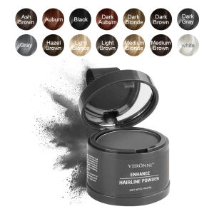 14 Colors Hairline Powder Makeup - Instant Root Touch Up & Cover Gray HairWaterproof & Sweatproof for Natural Look Long-Lasting