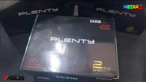 POWER SUPPLY (อุปกรณ์จ่ายไฟ) PLENTY ULTRA 550W รับประกัน 2ปี