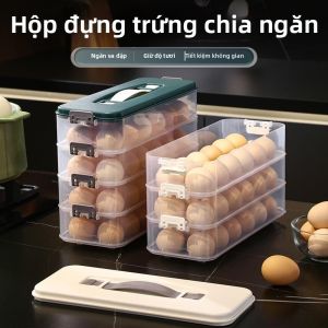 QIAOPIDIANDIAN | Hộp Bảo Quản Trứng Tiện Lợi Đ chồng Được