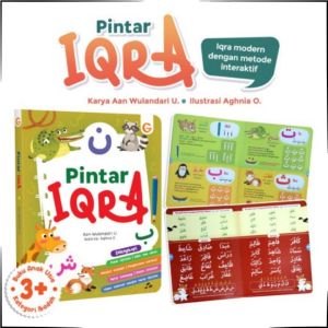 Buku Anak Boardbook Pintar Iqra Jilid 1 untuk Balita (Setara Iqra 1 - 3) untuk Usia 3+