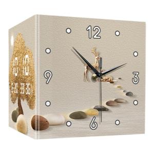ARTPIONEER | Digital Calendar Corner Dual-sided Wall Clock
