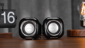 MeeGoo Mini Computer Speaker Stereo USB Wired Powered for PC Laptops Smartphone Multimedia Speaker
