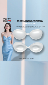 Miếng Dán Nâng Ngực Trong Suốt ZUTY T50 Kích Thước Đa Dạng Phù Hợp Mọi Trang Phục