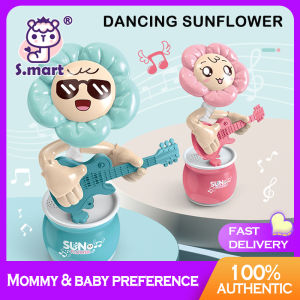 【S.mart】Rock n Roll Sunflower children musical dancing omni sliding mimic toy