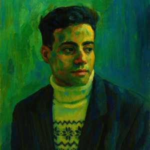 Tranh Nghệ thuật "Chân Dung Một Chàng Trai" VIETSMART ART - Acrylic 60 x 70cm