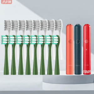 Soft Bristle Electric Toothbrush Head Replacement for Showsee Small Adapt D2-B/D2-P/D2-R Suitable for Initial Use in June