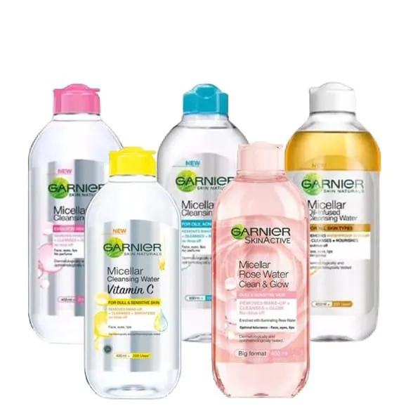 garnier micellar water penghapus makeup water proff 400ml | Lazada ...