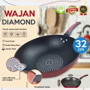 COD Panci Masak Marble Premium Wajan Induksi Anti Gores & Anti Lengket Sehat Bebas PFOA