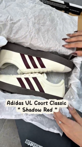Giày thời trang Adidas VL Court Classic " Shadow Red " - JH5062