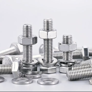 Combo 3-10 bulong đai ốc (Ê cu) bằng inox 304 có kèm long đen phẳng và kênh M6-M8-M10-M12 tùy chọn