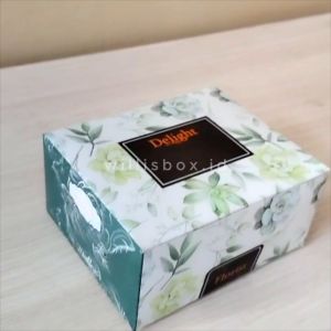 Kotak Kue 12x12x7 FLORIST Motif: Solusi Kotak Snack, Roti, dan Jajanan Pasar