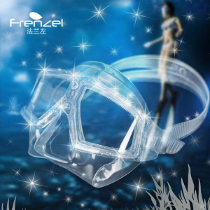 FRENZEL | Leak-Resistant Diving Mask with Silicone Breathing Tube