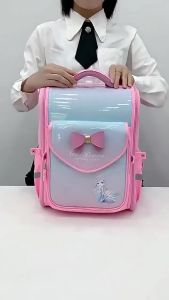 Tas Ransel Sekolah Anak Import Perempuan / Laki Laki TK SD Schoolbag PU Leather Impor Waterproof