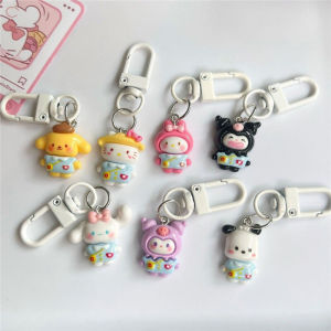 🔥Lovely Kindergarten Sanrio Key Chain Schoolbag Pendant Girl Heart Accessories Cartoon Friend Gift LovelylifeFu👍