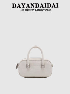 Fashionable Shoulder Crossbody Bag Simple Bowling Bag Large Eye Bag 2025 New Style Handbag Small Square Bag for Men And Women