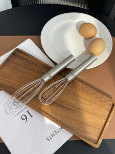 Manual Handheld 304 Stainless Steel Egg Beater Kitchen Tool for Baking Cream Whisk Egg Mixer Handheld Cooking Utensil