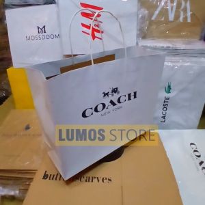 Paper bag tas kado Coach storage bag