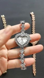 Jam Tangan Wanita Tali Serut Asli Analog Quartz Casual Premium Original New Model Fashion Impor Korea Style Terbaru Tahan Air Stainless Steel Titanium Anti Karat Kaca Tebal Tahan Gores Waterproof Aksesoris Arloji Women Watches Cewek Formal -JWTS01
