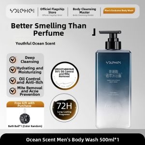 HEFENGYU | Anti Acne Sandalwood Scent Mens Shower Gel